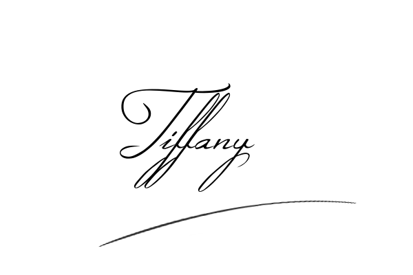 The best stylish Tiffany name signature simple easy in English