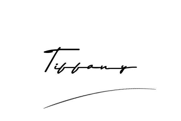 The best stylish Tiffany name signature simple easy in English