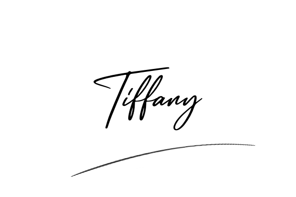 The best stylish Tiffany name signature simple easy in English