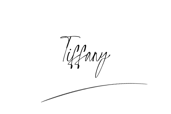 The best stylish Tiffany name signature simple easy in English