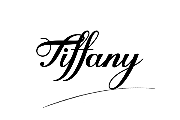 The best stylish Tiffany name signature simple easy in English