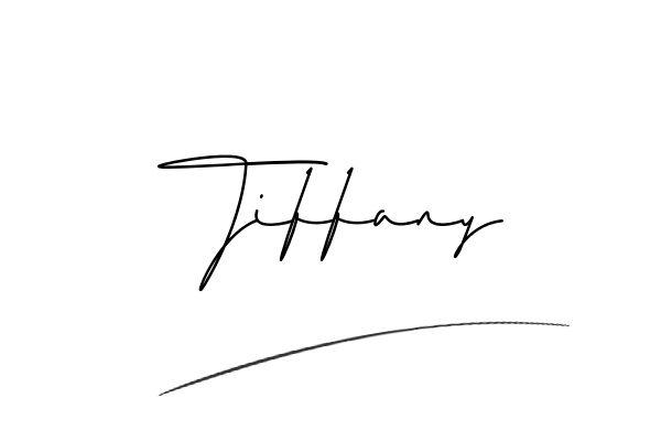 The best stylish Tiffany name signature simple easy in English