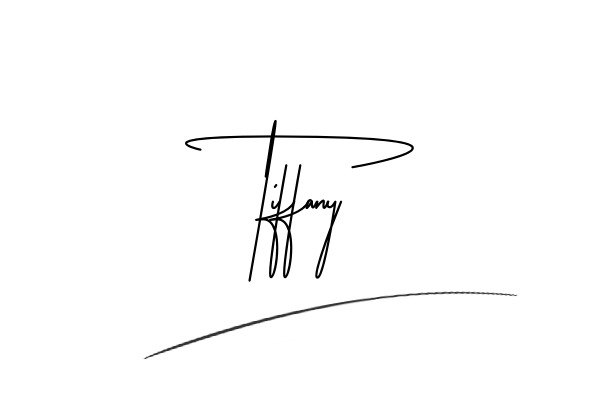The best stylish Tiffany name signature simple easy in English