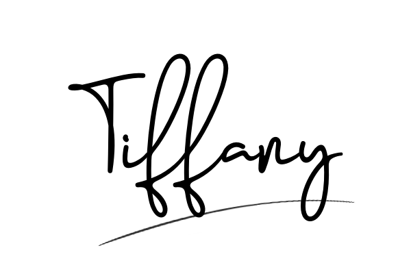 The best stylish Tiffany name signature simple easy in English