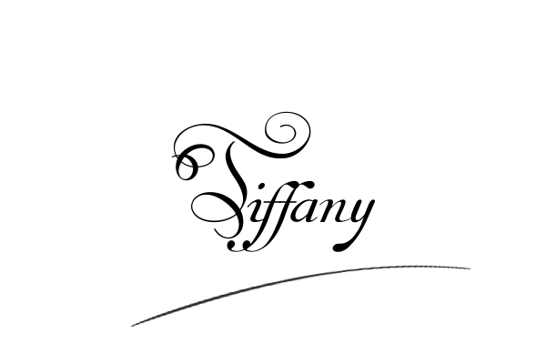The best stylish Tiffany name signature simple easy in English