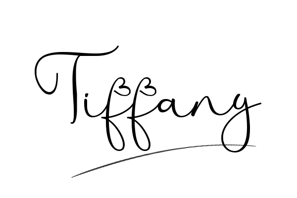 The best stylish Tiffany name signature simple easy in English