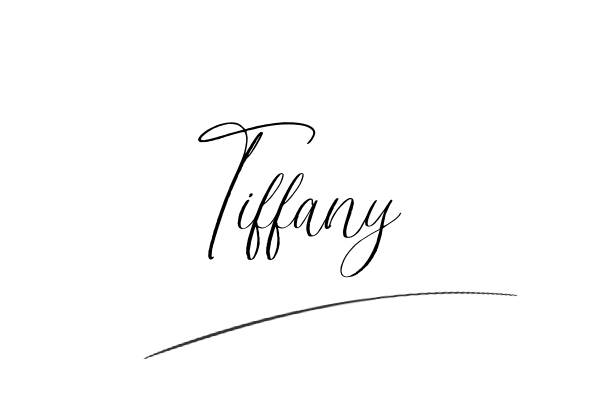 The best stylish Tiffany name signature simple easy in English