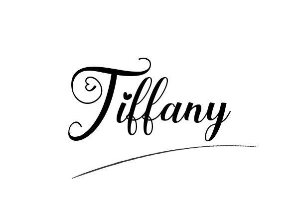 The best stylish Tiffany name signature simple easy in English