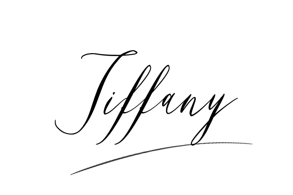 The best stylish Tiffany name signature simple easy in English