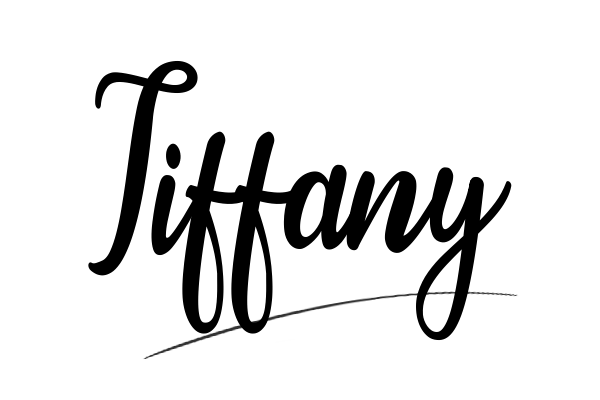 The best stylish Tiffany name signature simple easy in English
