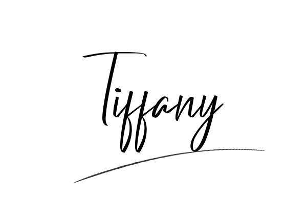 The best stylish Tiffany name signature simple easy in English