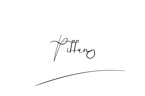 The best stylish Tiffany name signature simple easy in English