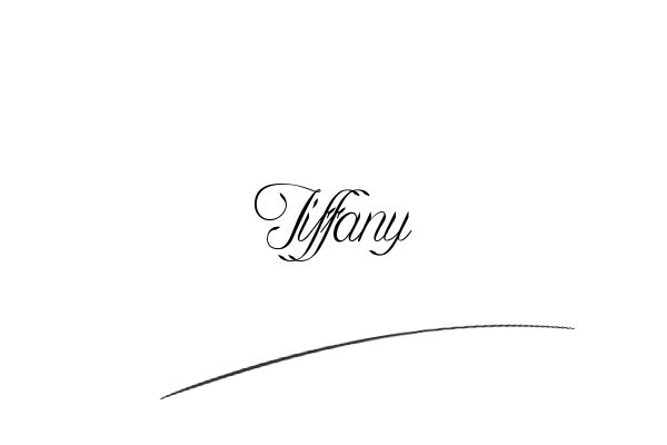 The best stylish Tiffany name signature simple easy in English