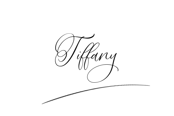 The best stylish Tiffany name signature simple easy in English