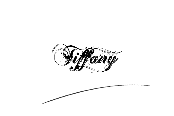 The best stylish Tiffany name signature simple easy in English