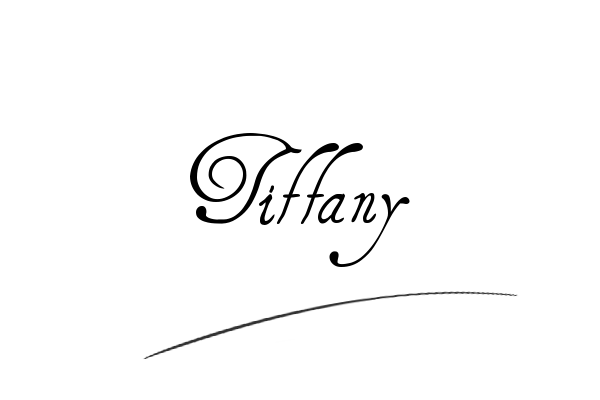 The best stylish Tiffany name signature simple easy in English