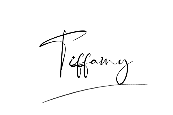 The best stylish Tiffany name signature simple easy in English