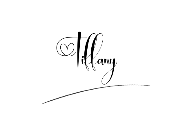 The best stylish Tiffany name signature simple easy in English
