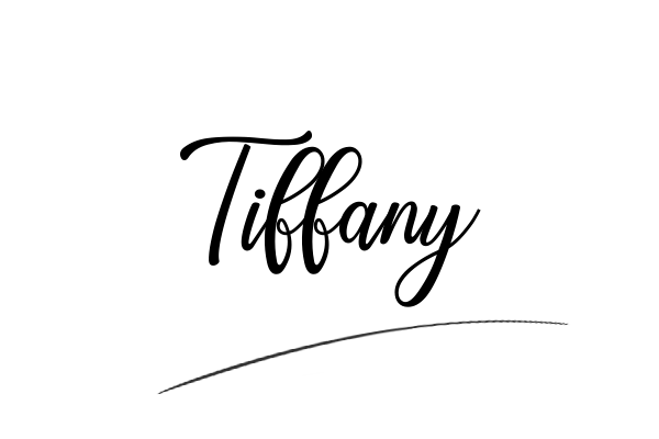 The best stylish Tiffany name signature simple easy in English