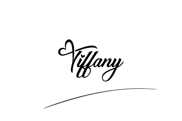 The best stylish Tiffany name signature simple easy in English