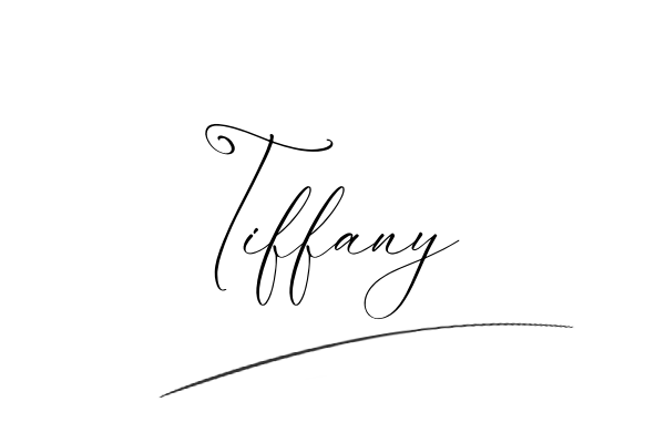 The best stylish Tiffany name signature simple easy in English