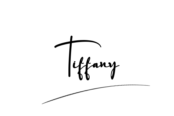 The best stylish Tiffany name signature simple easy in English