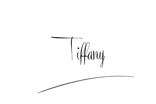 The best stylish Tiffany name signature simple easy in English