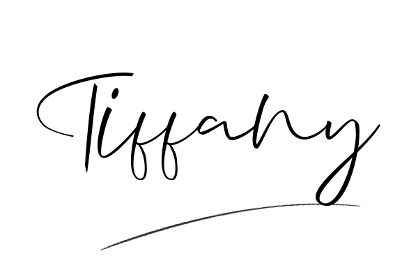 The best stylish Tiffany name signature simple easy in English