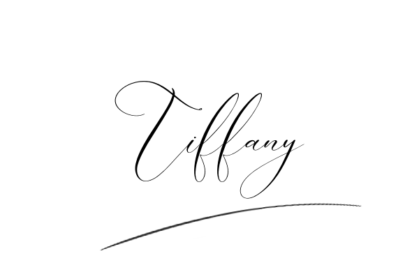 The best stylish Tiffany name signature simple easy in English