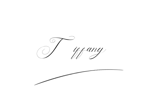 The best stylish Tiffany name signature simple easy in English