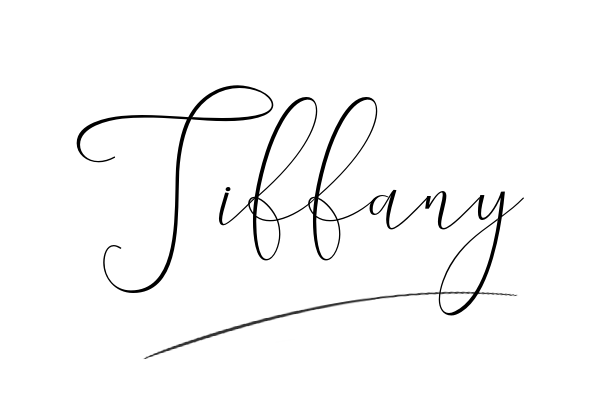 The best stylish Tiffany name signature simple easy in English