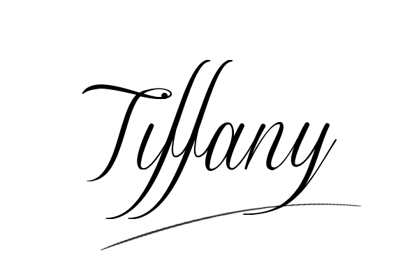 The best stylish Tiffany name signature simple easy in English