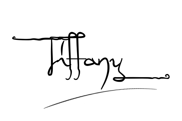 The best stylish Tiffany name signature simple easy in English