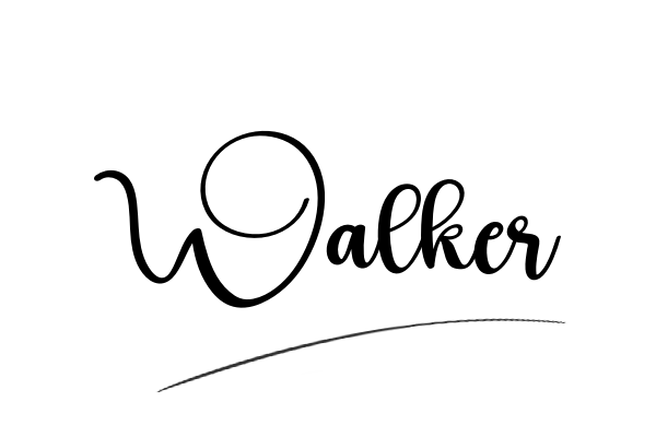 The best stylish Walker name signature simple easy in English