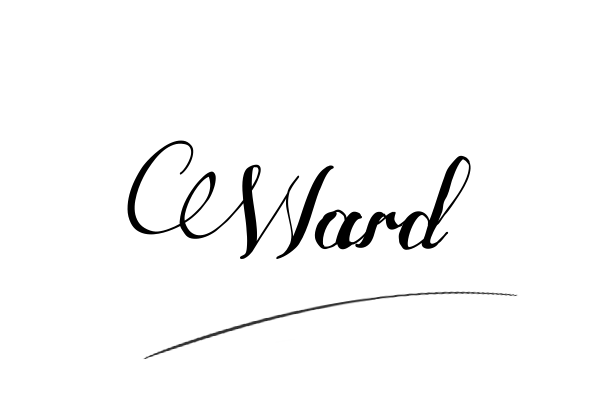 The best stylish Ward name signature simple easy in English