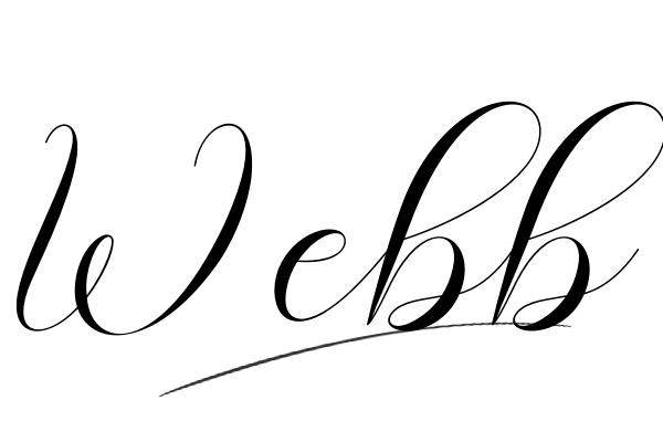 The best stylish Webb name signature simple easy in English