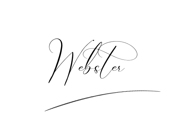 The best stylish Webster name signature simple easy in English