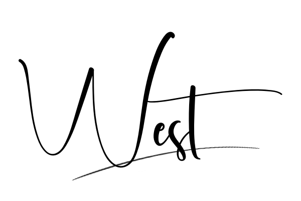 The best stylish West name signature simple easy in English