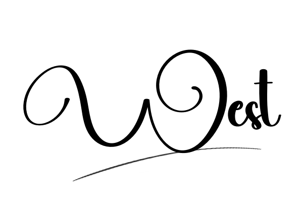 The best stylish West name signature simple easy in English