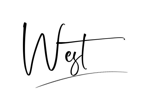 The best stylish West name signature simple easy in English