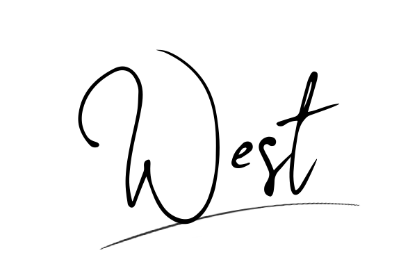 The best stylish West name signature simple easy in English