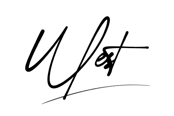 The best stylish West name signature simple easy in English