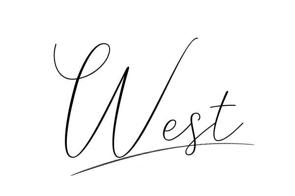 The best stylish West name signature simple easy in English