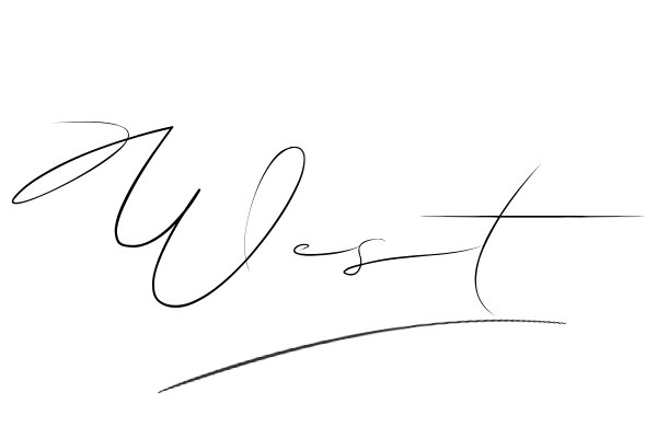 The best stylish West name signature simple easy in English