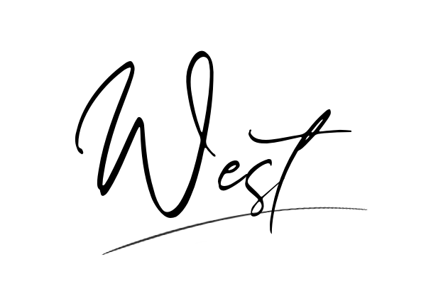 The best stylish West name signature simple easy in English