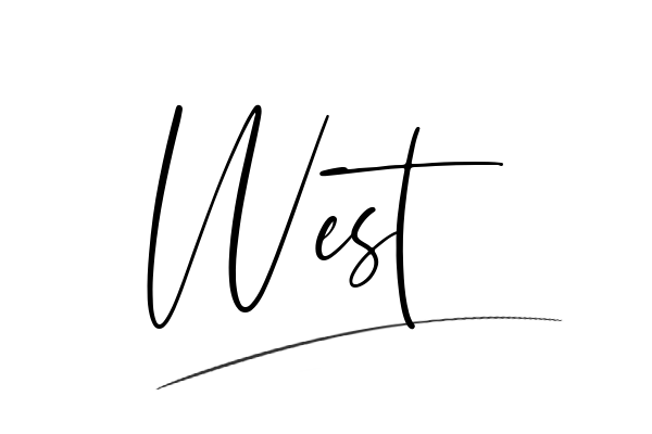 The best stylish West name signature simple easy in English