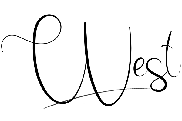 The best stylish West name signature simple easy in English