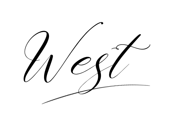 The best stylish West name signature simple easy in English