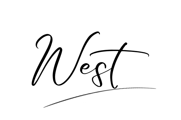 The best stylish West name signature simple easy in English