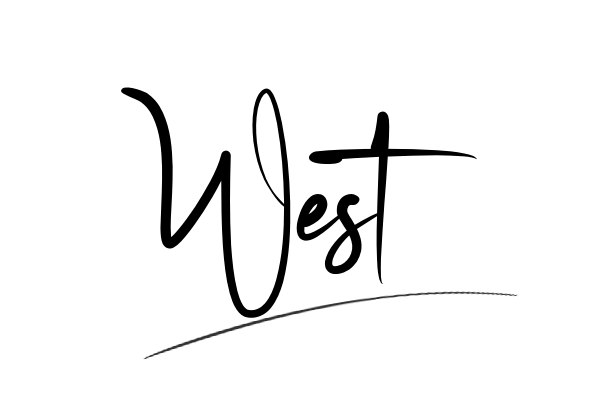 The best stylish West name signature simple easy in English
